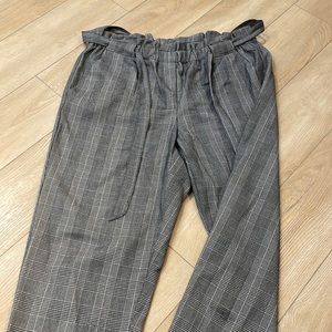 Plaid Reitmans, size 12, paper bag pants